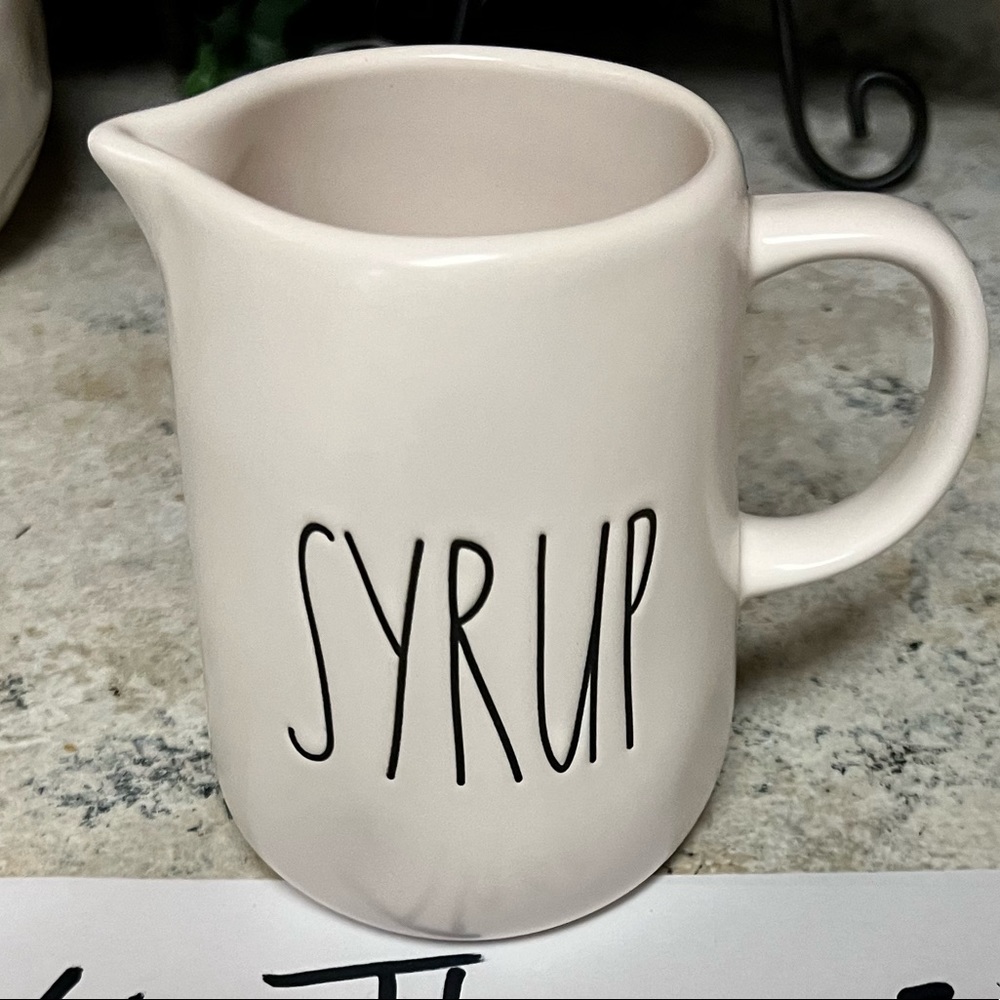SOLD Rae Dunn Syrup Pitcher